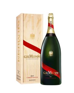 G.H. Mumm Cordon Rouge 12% Salmanazar (Wooden Case) 9L